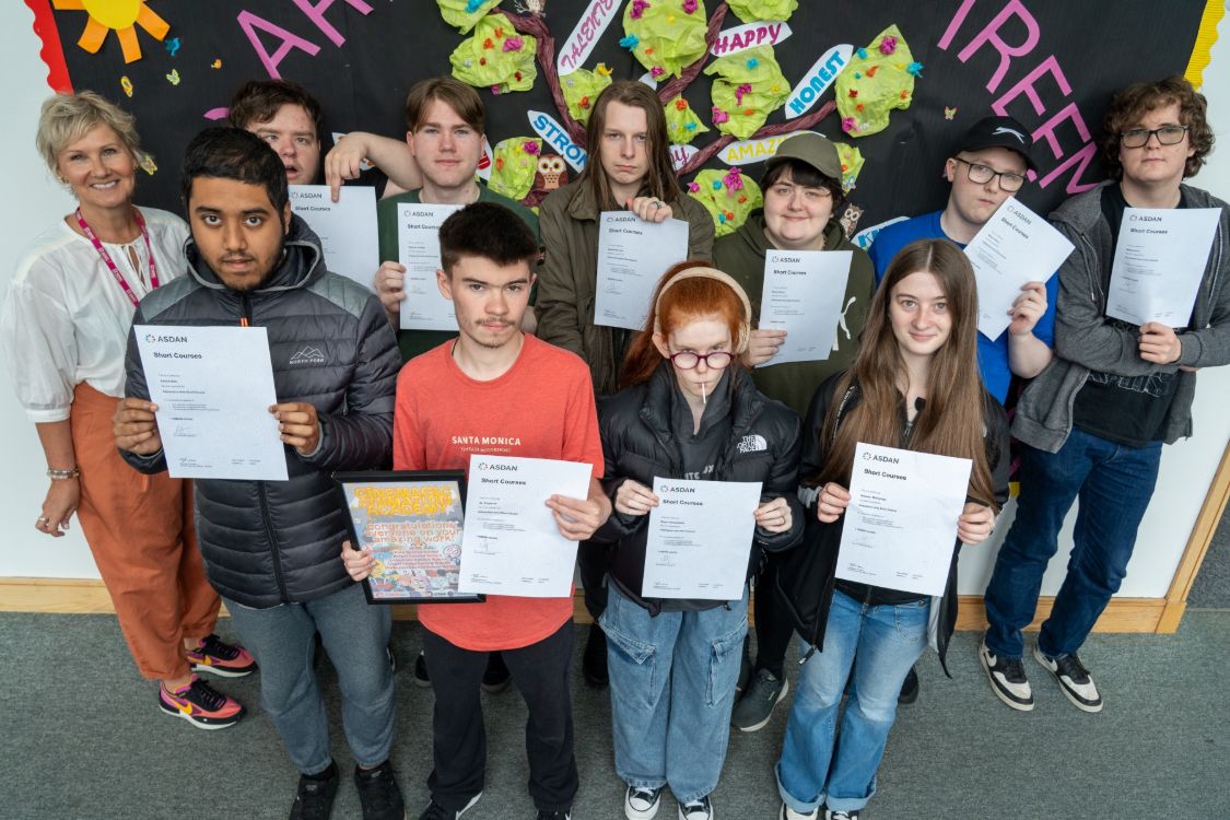 Picture of Foundation Learning students who completed the Cinemagic Animation Academy